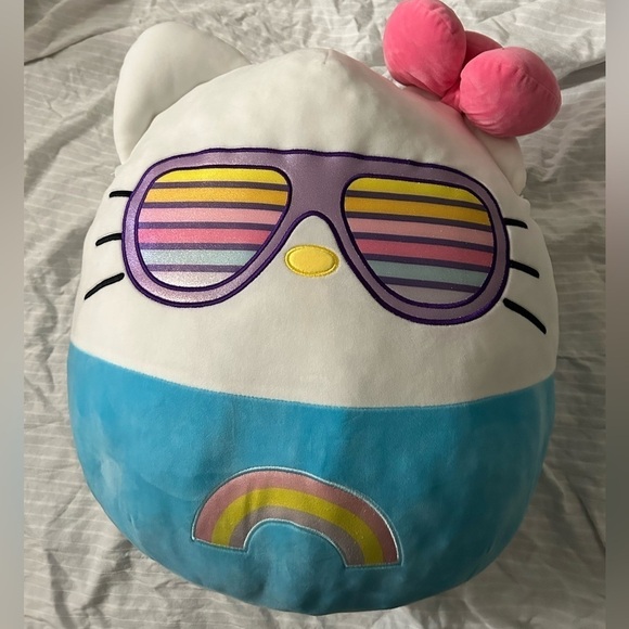 Hello Kitty Squishmallow with Sunglasses 20” Inch LARGE Plush Sanrio Toys